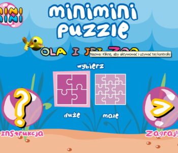 Ola i jej zoo puzzle online dla dzieci online